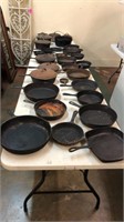 HUGE Lot of Cast Iron Cookware