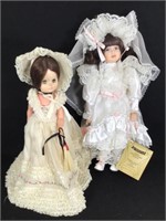 16" H Seymour Mann & 14" H Effanbee Dolls