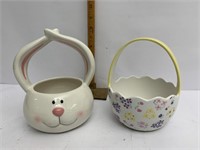 Two Easter baskets