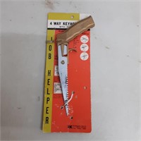 Job Helper 4 way keyhole saw with7 1/2 inch blade