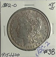 1882-O  Morgan Dollar  XF-45