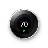 Google Nest Learning Thermostat Polished Steel 3rd