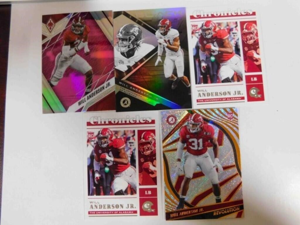 #31 Will Anderson Jr. Crimson Tide cards