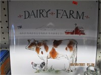 Tin Dairy Farm Sign