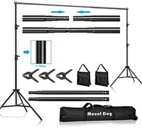Photo Backdrop Stand Kit 6.5ft x 10ft