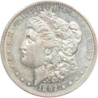 $1 1892-S PCGS AU53