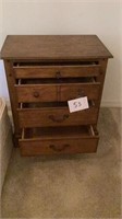 4 drawer end table 28x18x31