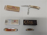 (3) NEW Case knives