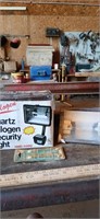 Halogen Security Lights (1 new in box) & new