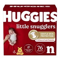 SEALED - Newborn Diapers - 76 Pack