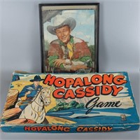 1950'S HOPALONG CASSIDY Game & Roy Rogers Puzzle