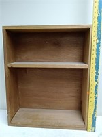 Wood shelf unit