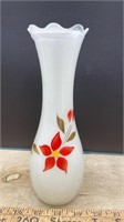 Vintage Bartlett Collins Painted Vase (9"H).