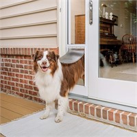 PetSafe Glass Pet Door  76-81-Inch  White  Large