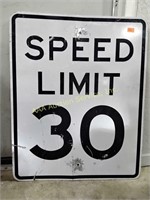 Road sign - speed limit 30