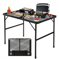 Grovind Folding Grill Table Camping Table with