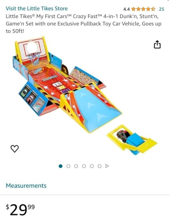 TOY CAR SET (NEW)