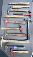 10 Hammers & 2 Handles