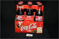 2001 Coca Cola Christmas Edition 6 pack