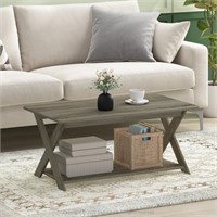 M5774 Criss-Crossed Coffee Table, French Oak