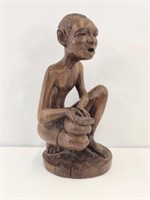 HAND CARVED AFRICAN STATE SIGNED NGALULA