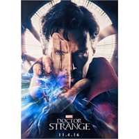 Doctor Strange Benedict Cumberbatch signed movie p