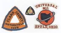 Vtg Universal, AMA, & Clark County MC Club Patches