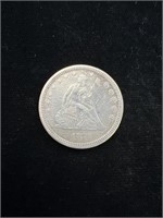 1876 Seated Liberty Quarter