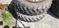 2- Tires Dunlop 25 x 8-12