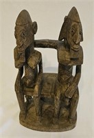 Wooden African Primordial Couple Dogon Tribe Mali