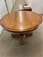 Oak Round Pedestal Table