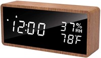 meross Digital Alarm Clock-Sapele