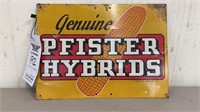 192. Pfister Hybrids Metal Sign