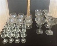 Assorted glasses- see pictures