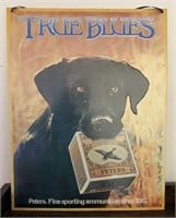 Large Metal "True Blues” Labrador Sign