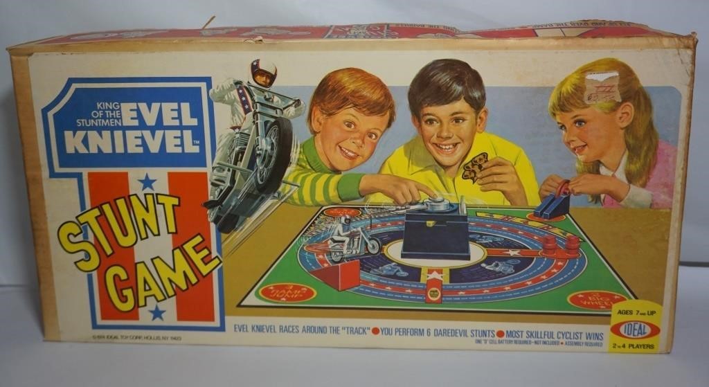 1974 Evel Knievel Stunt Game