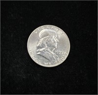 1959 D Benjamin Franklin Half Dollar