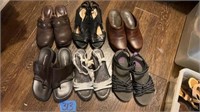 Women’s shoes :Sz 7, sparkly Sandles are 8