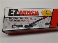EZ Winch 2 Ton Cable Puller (new)