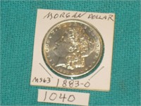 1883o Morgan Silver Dollar MS63