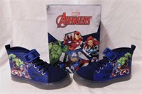 2 new pair boys Marvel Avengers lighted boots,