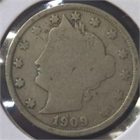 1909 Liberty Head V. Nickel