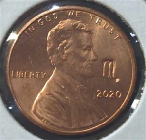 Scorpio stamped 2018 Lincoln penny