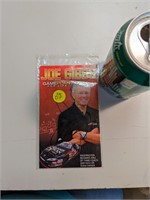 Autographed Joe Gibbs Card