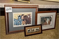 2 SIGNED PRINTS BY MONA M. & MORE