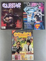3pc Comic Magazines w/ Comics Scene #1