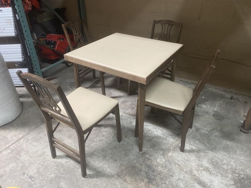 Stackmore Card Table With Chairs
