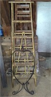 (2) FIVE FOOT A FRAME LADDERS