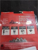 Milwaukee 6" saw chain