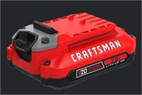 CRAFTSMAN LITHIUM ION BATTERY & CHARGER $79